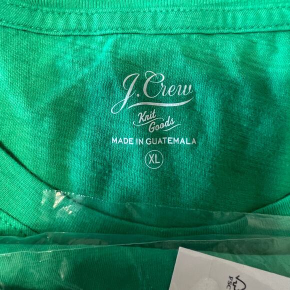 NWT J. Crew Green W/"Los Angeles" Graphic Crewneck T-Shirt - SIZE M - Picture 7 of 10